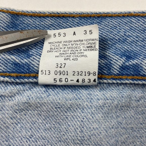 Vintage Y2K Levi's 560 Loose Fit Tapered Leg Jeans Mens 38 x 32 Fits 36.5 x 32 - Picture 10 of 15